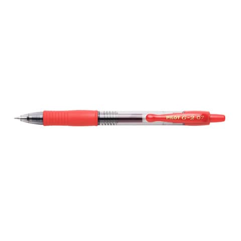 Penna gel a scatto Pilot G-2 0,7 mm rosso 001522